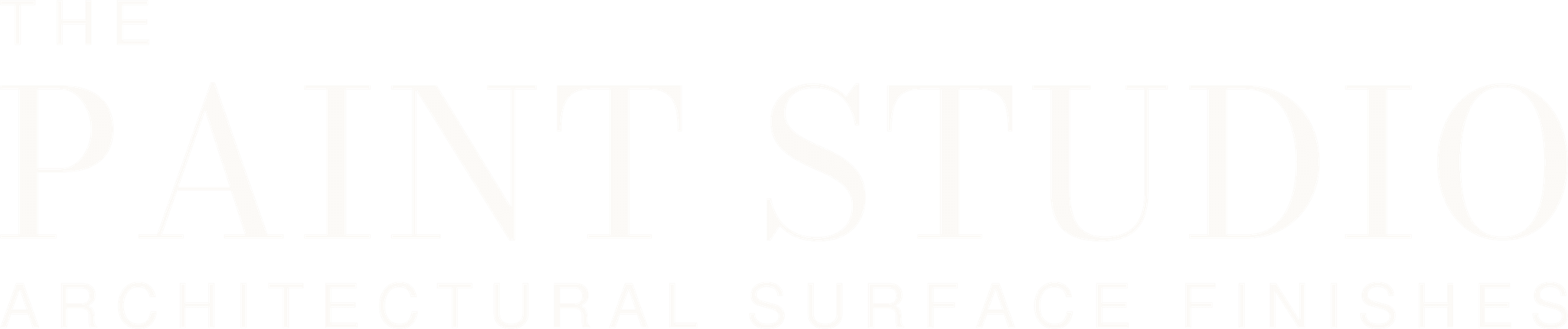The Paint Studio — Architectural Surface Finishes
